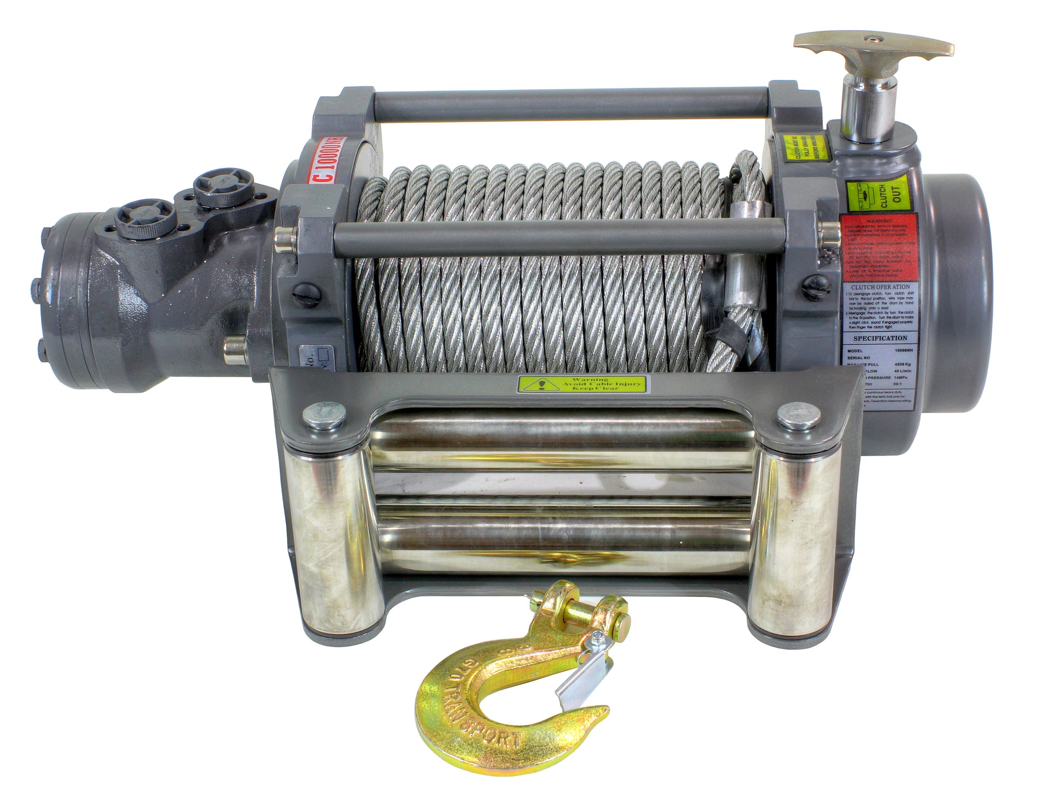 10,000 LB NH Series Hydraulic Winch - 10000NH