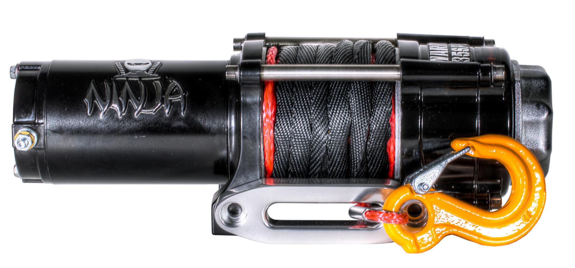 2,500 LB Ninja Series Planetary gear Winch with Synthetic Rope - C2500N-SR