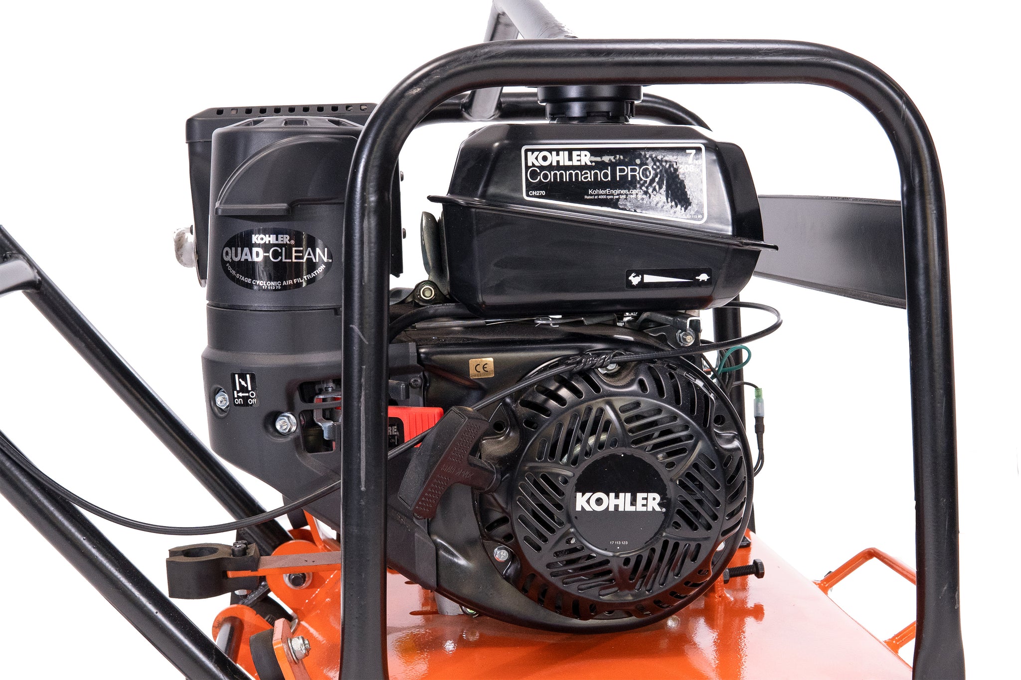 17" x 21" Plate Compactor Powered by a KOHLER® Command PRO® CH270 7 HP 208cc Engine