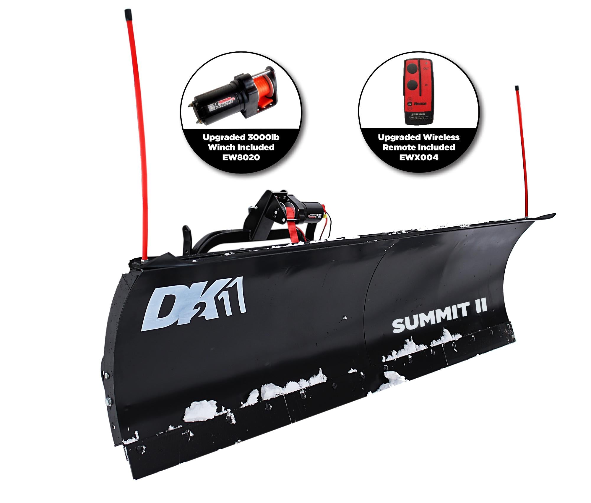 Summit II 88 x 26 Custom Mount Snow Plow Kit - SUMM8826